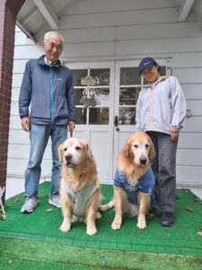 我が家の愛犬ダイとロジャーくん