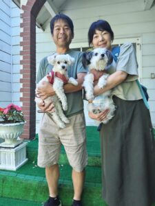 我が家愛犬リーナちゃんとミルクくん