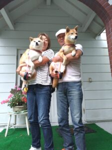 我が家の愛犬らんちゃんとてぃすちゃん
